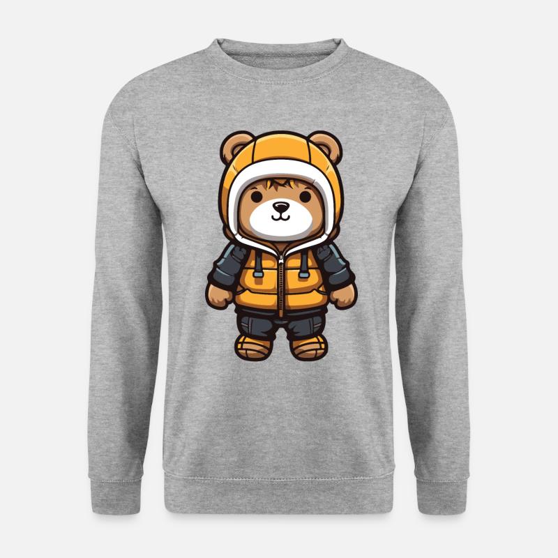 Bear Comic Winter - Unisex Sweatshirt - salt & pepper
