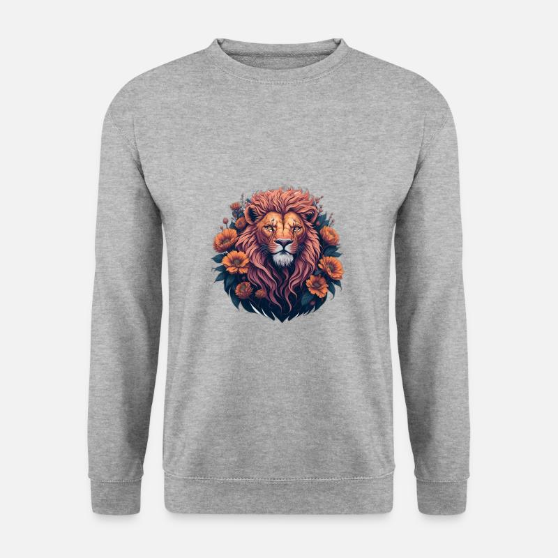 Leo - Generative AI - Unisex Sweatshirt - salt & pepper