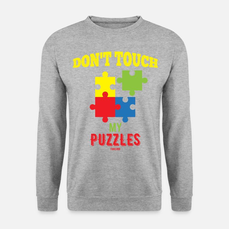 Don´t Touch My Puzzles - Unisex Sweatshirt - salt & pepper