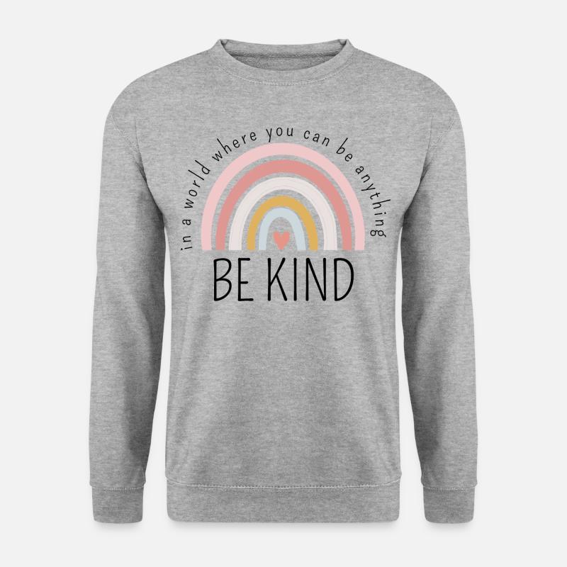 BE KIND - Unisex Sweatshirt - salt & pepper