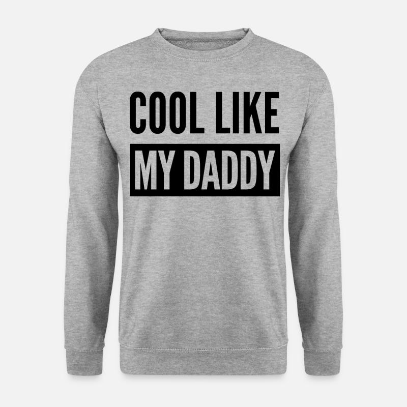 COOL COMME MON PAPA - Sweat-shirt Unisexe - gris chiné