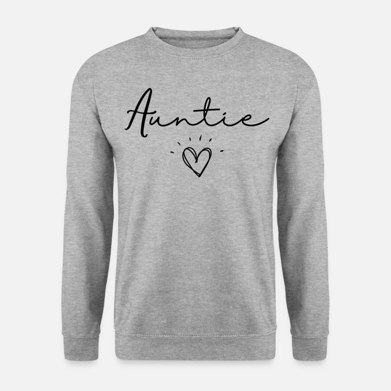 TANTCHEN - Unisex Pullover - Weißgrau meliert