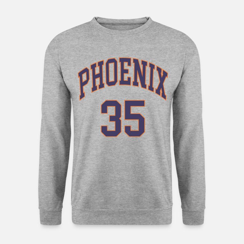 Phoenix 35 - Unisex Pullover - Weißgrau meliert