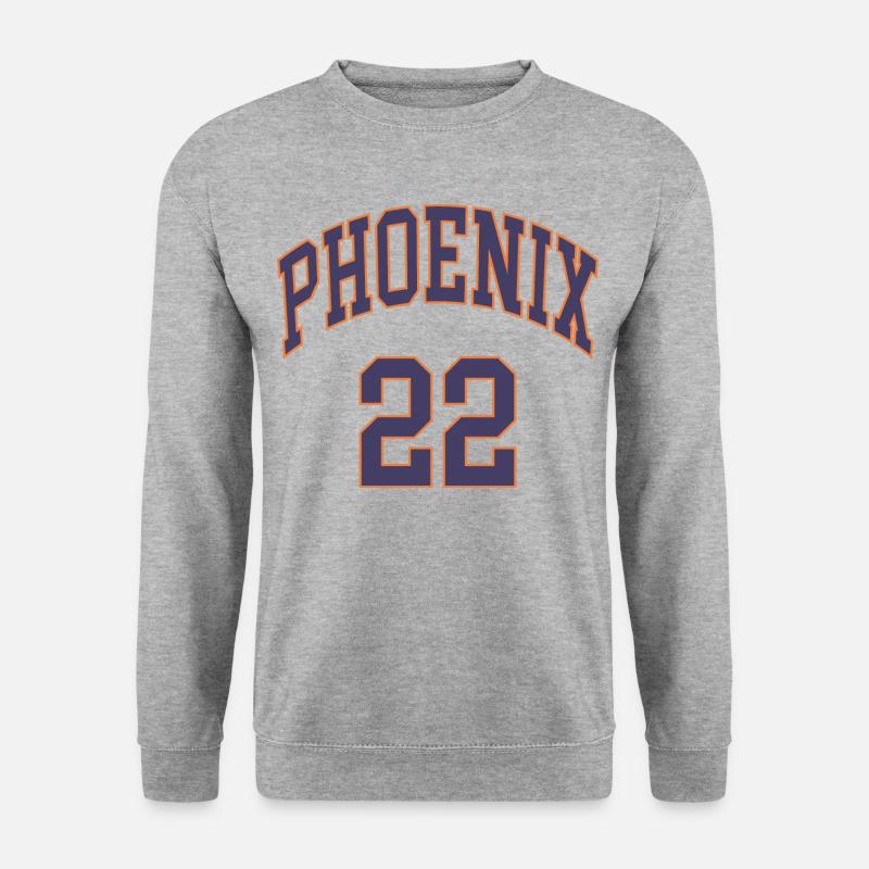 Phoenix 22 - Unisex Pullover - Weißgrau meliert