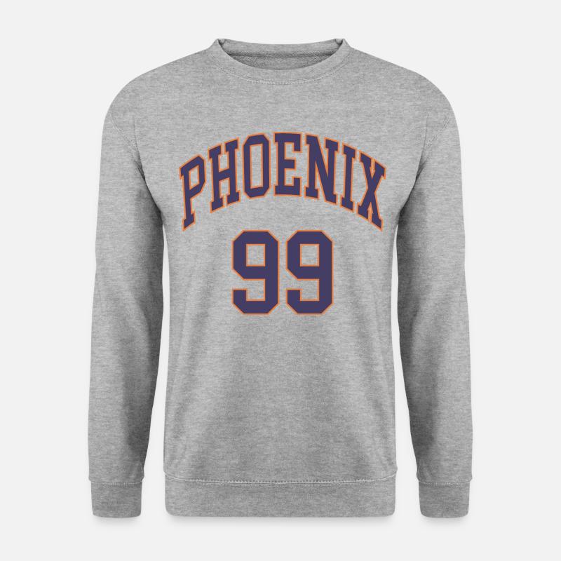 Phoenix 99 - Unisex Pullover - Weißgrau meliert