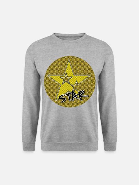 STAR (Stern) - Club WoW - Unisex Sweatshirt - salt & pepper
