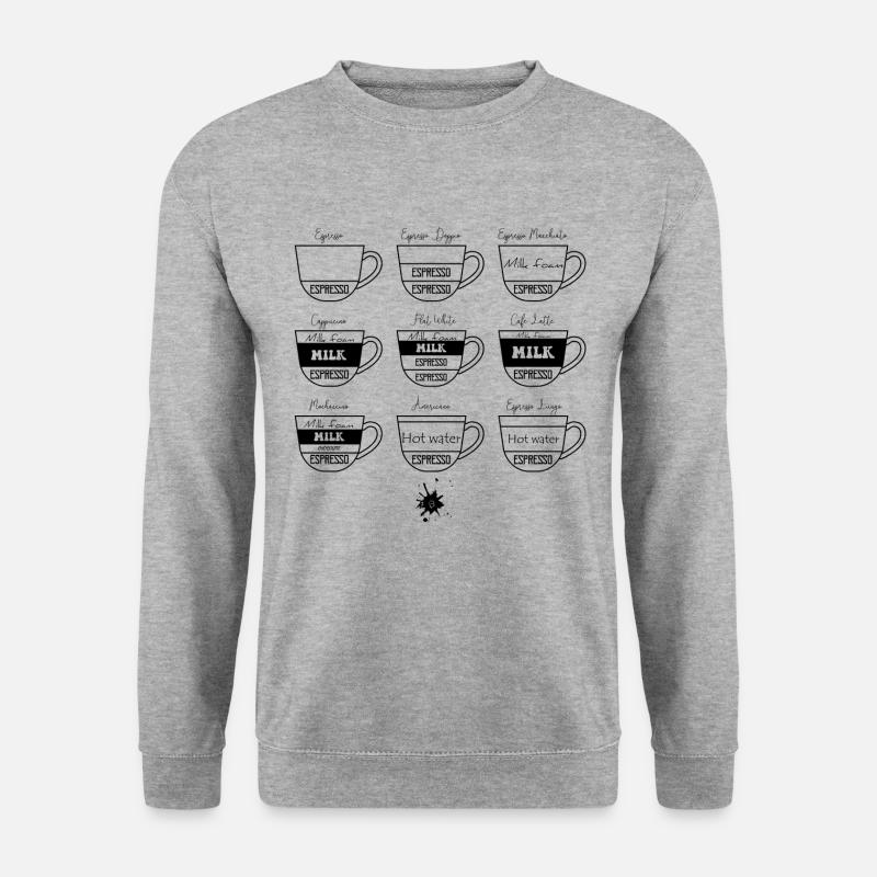 0221 Coffee | Overview | Kaffeegenuss - Unisex Sweatshirt - salt & pepper