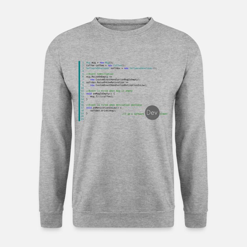 I am a Software Developer - Unisex Sweatshirt - salt & pepper