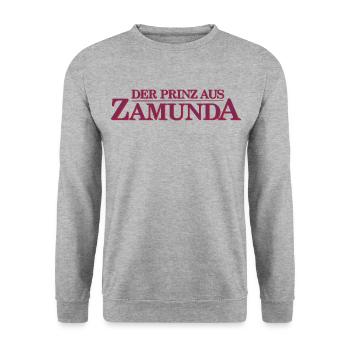 Coming To America Der Prinz Aus Zamunda Pink - Unisex Sweatshirt - salt & pepper - Front - Alina (178cm) & Michal (187cm)