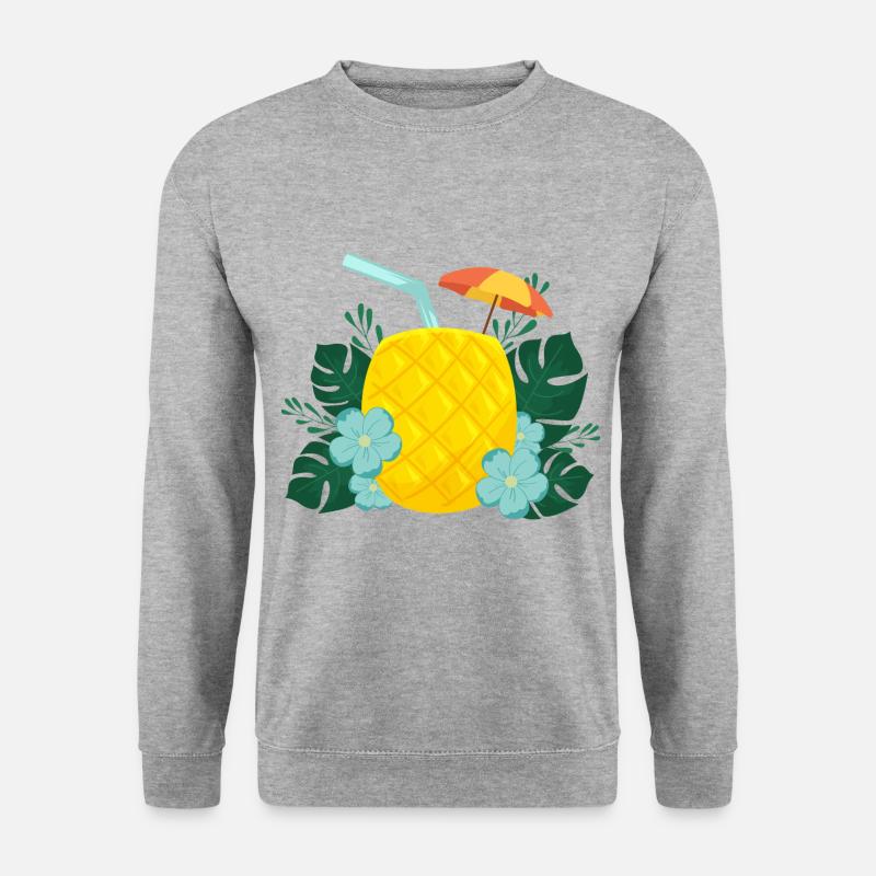 Pineapple drink / summer / sun - Unisex Sweatshirt - salt & pepper