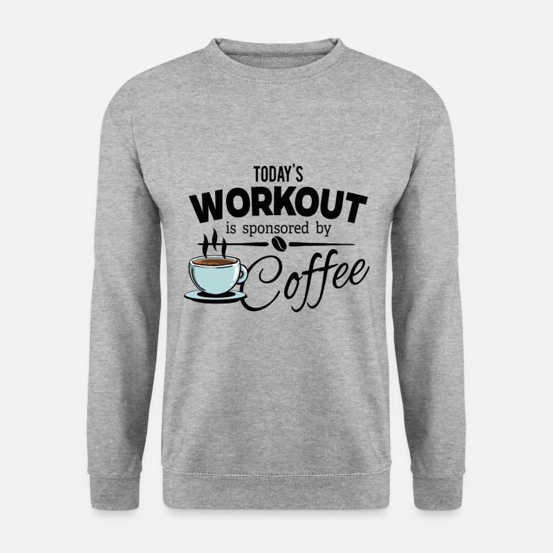 Coffee Bean - Todays Workout - Unisex Sweatshirt - salt & pepper