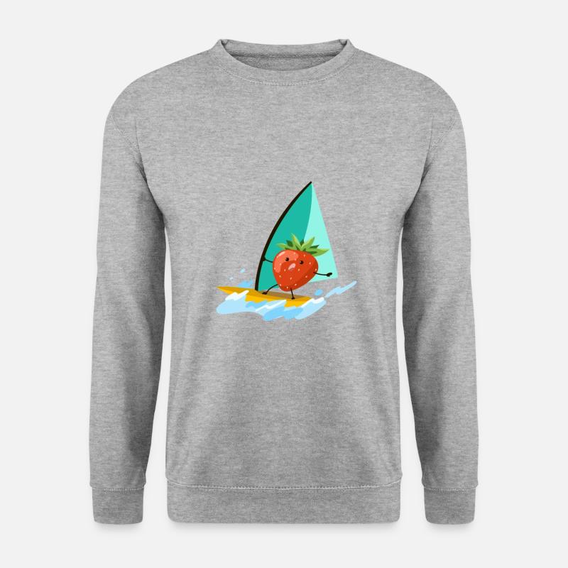 Strawberry Surf - Unisex Sweatshirt - salt & pepper