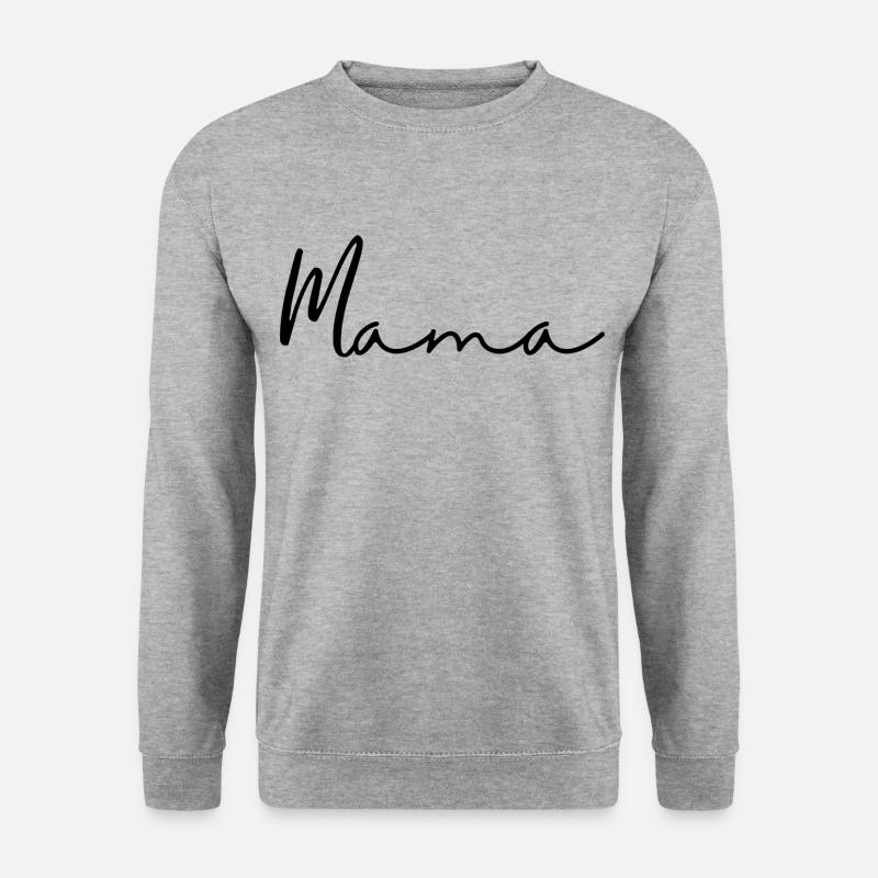 Mamma - Unisex Pullover - Weißgrau meliert