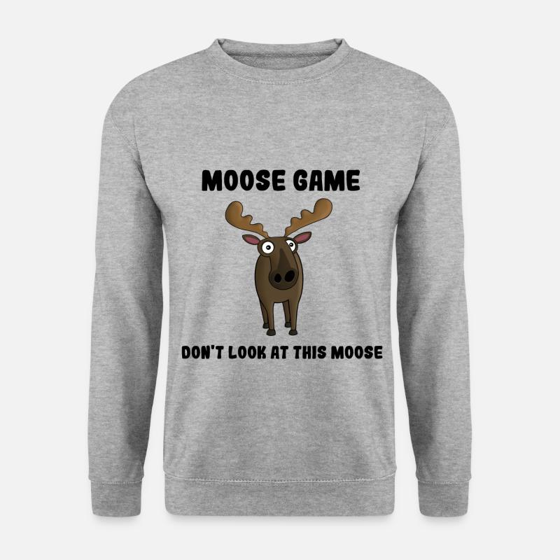 Moose / Moose game - Unisex Sweatshirt - salt & pepper