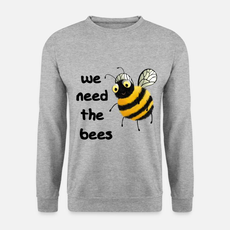 Bees - We need the bees - Unisex Sweatshirt - salt & pepper