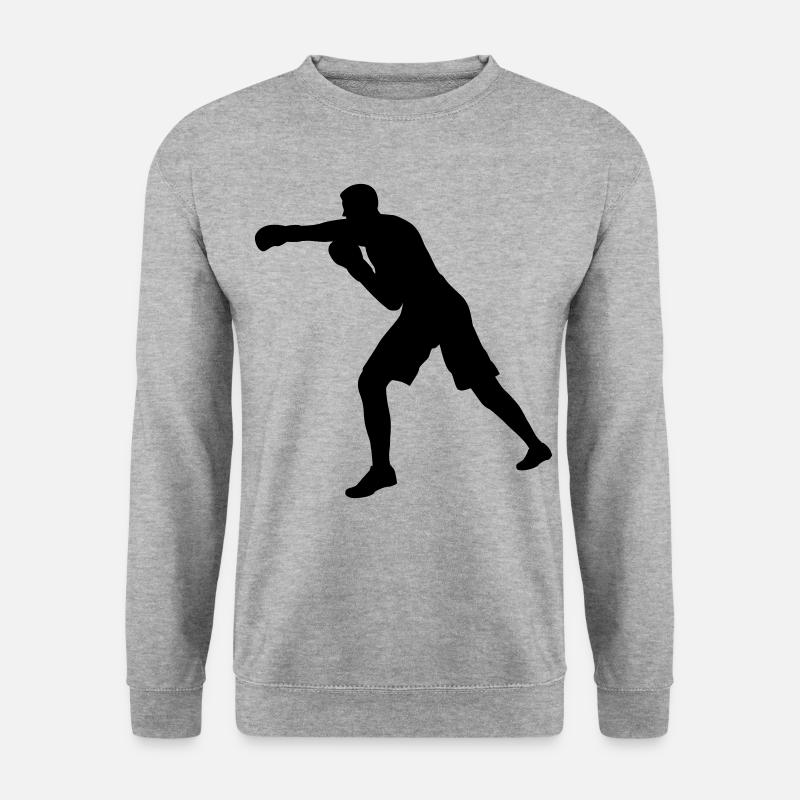 Boxer Shadow - Unisex Sweatshirt - salt & pepper