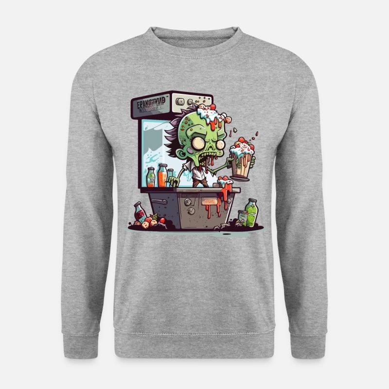 Flüssige Getränke - Unisex Pullover - Weißgrau meliert