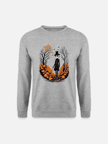 Walk of a Scarecrow - Unisex Sweatshirt - salt & pepper