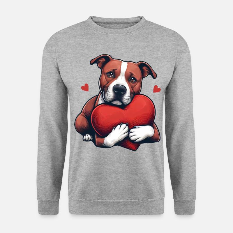 Pitbull Le modèle - Sweat-shirt Unisexe - gris chiné