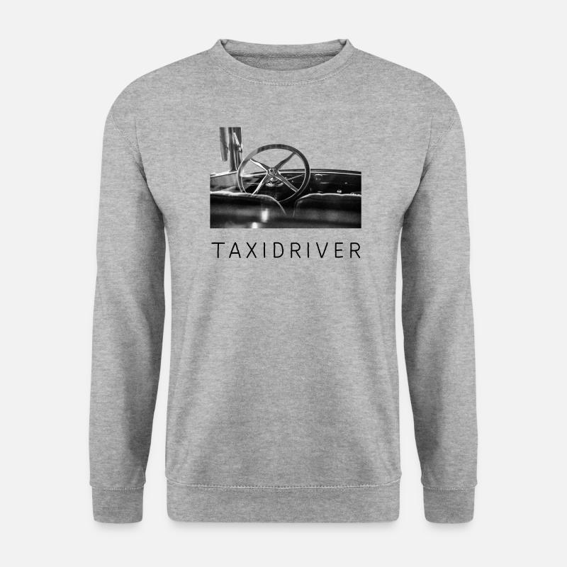 Taxidriver - Unisex Pullover - Weißgrau meliert