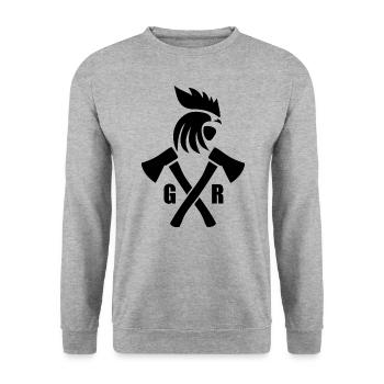 Gaulois réfractaire - Sweat-shirt Unisexe - gris chiné - Devant - Alina (178cm) & Michal (187cm)
