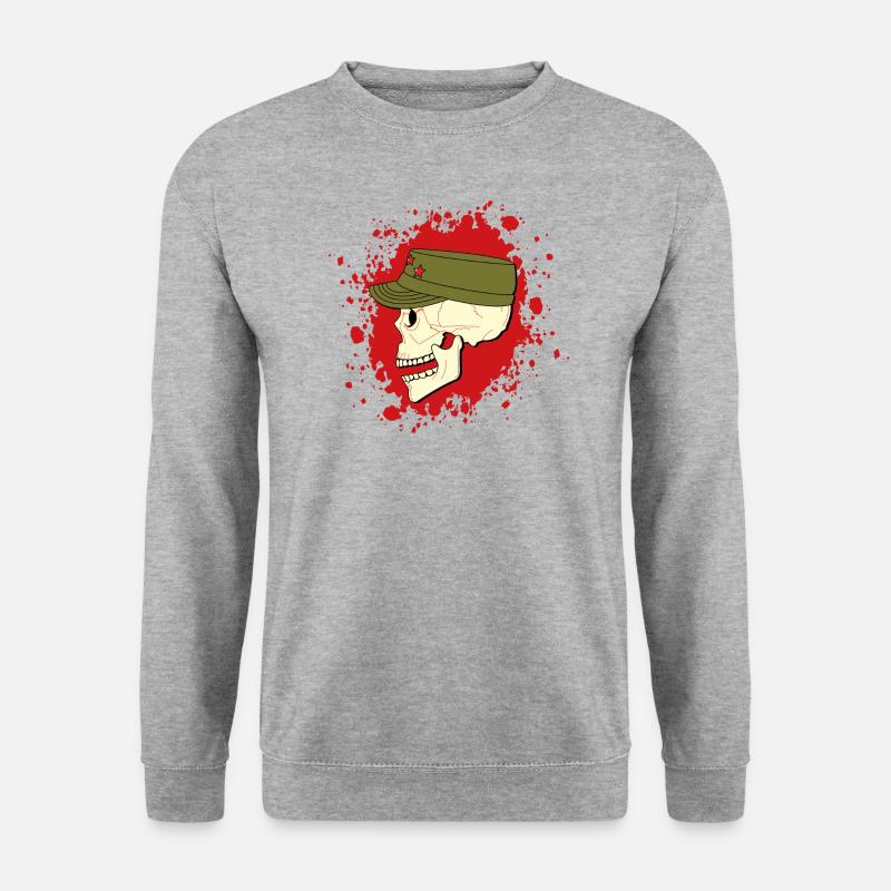 Toter Guerillero - Unisex Pullover - Weißgrau meliert