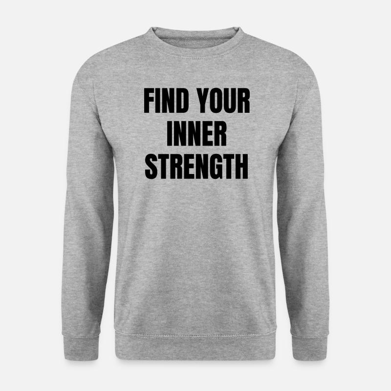 Inner strength - Unisex Sweatshirt - salt & pepper
