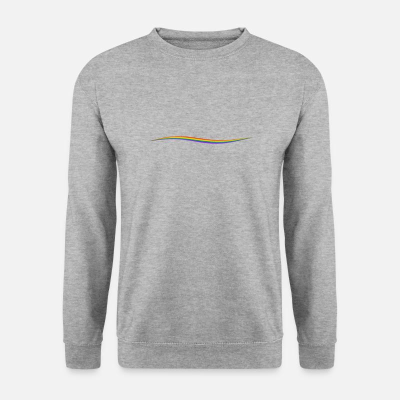 Rainbow Line - Unisex Sweatshirt - salt & pepper