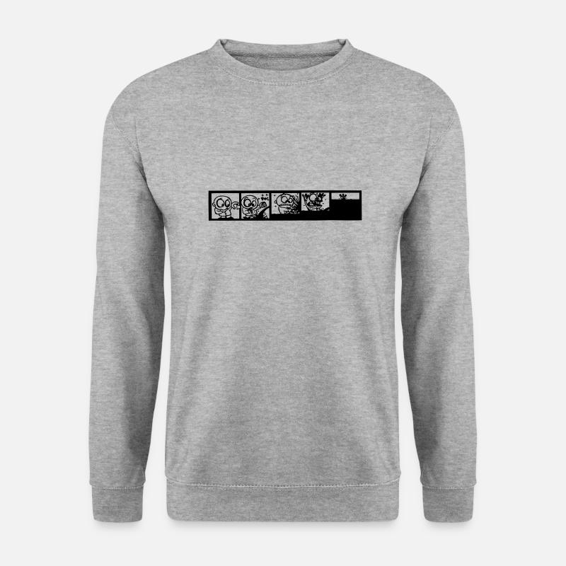 comics strip ink - Unisex Sweatshirt - salt & pepper