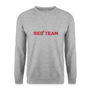 Red Team Cyber Security Hacking Hacker - Sweat-shirt Unisexe - gris chiné - Devant - Alina (178cm) & Michal (187cm)