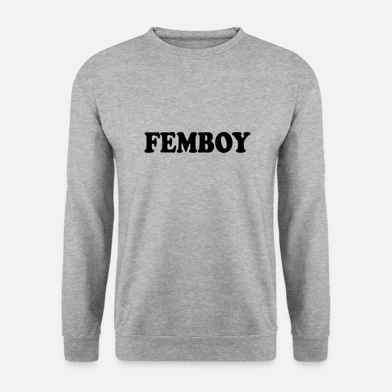 Femboy - Genser unisex - gråhvit melert