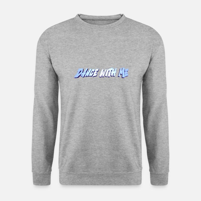 Tanz mit mir - Unisex Pullover - Weißgrau meliert