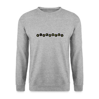 E-Scooter Roller Scooter - Sweat-shirt Unisexe - gris chiné - Devant - Alina (178cm) & Michal (187cm)