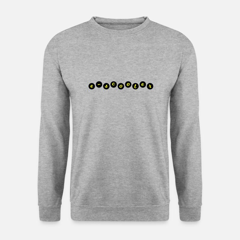 E-Scooter Roller Scooter - Sweat-shirt Unisexe - gris chiné