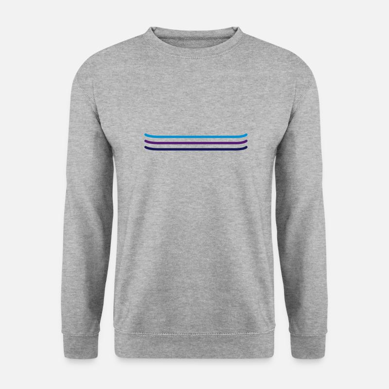 Snowboards - Unisex Pullover - Weißgrau meliert