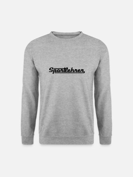 Sportlehrer - Unisex Pullover - Weißgrau meliert