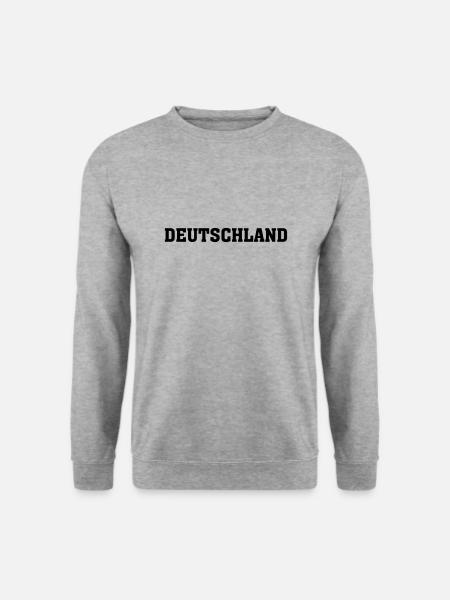 Deutschland - Unisex Pullover - Weißgrau meliert