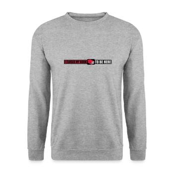 I closed my book - Unisex Pullover - Weißgrau meliert - Vorne - Alina (178cm) & Michal (187cm)