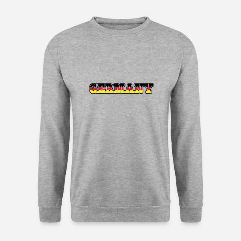 germany - Unisex Pullover - Weißgrau meliert