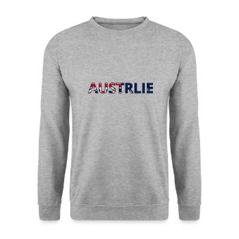 Drapeau Australie - Sweat-shirt Unisexe - gris chiné - Devant - Alina (178cm) & Michal (187cm)