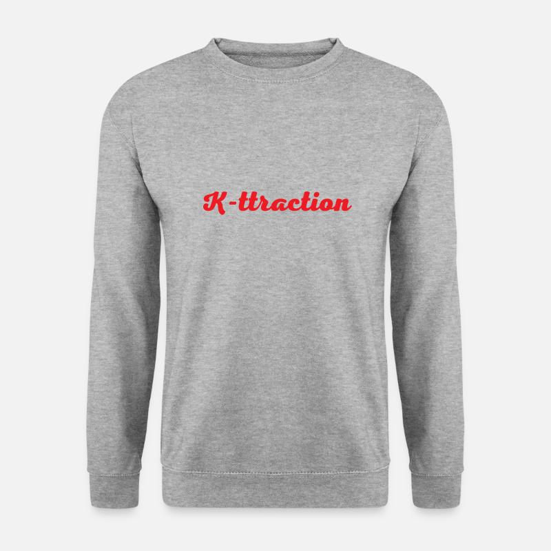 K-ttraction Designed for you - Unisex Pullover - Weißgrau meliert