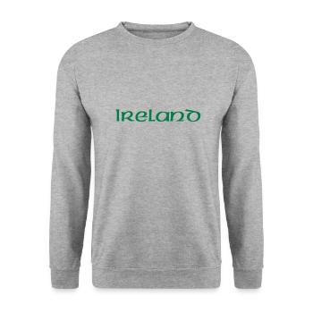 ireland - Sweat-shirt Unisexe - gris chiné - Devant - Alina (178cm) & Michal (187cm)