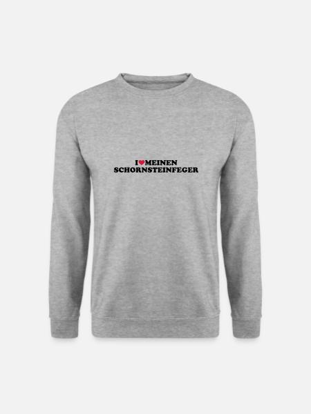 Schornsteinfeger - Unisex Pullover - Weißgrau meliert