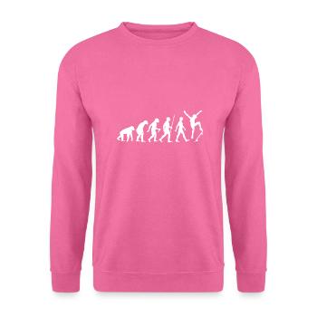 evolution skater Skateboard - Unisex Pullover - Pink - Vorne