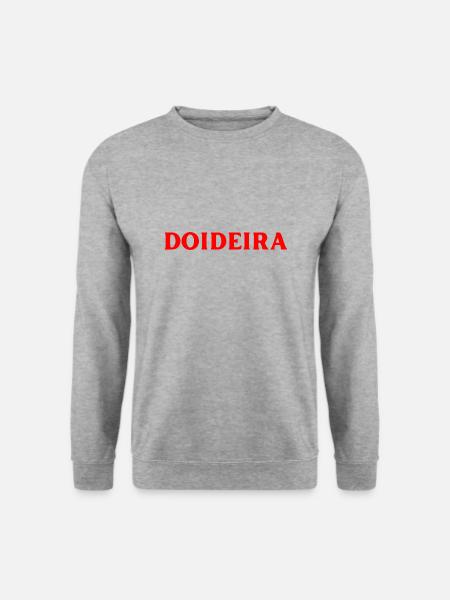 Portugiesisch Sprache - Unisex Pullover - Weißgrau meliert