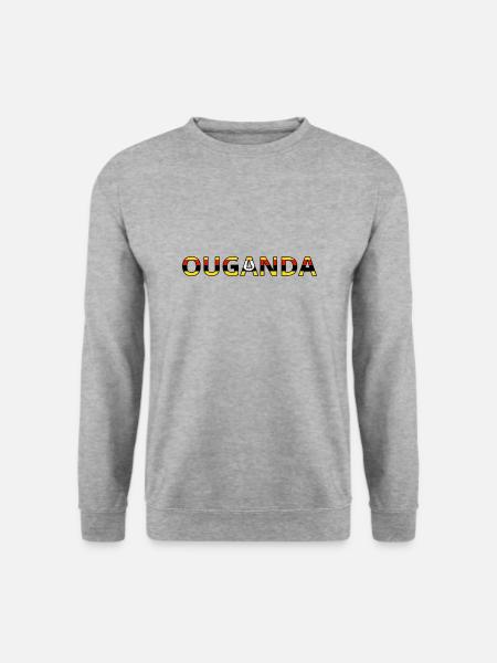 Drapeau Ouganda - Sweat-shirt Unisexe - gris chiné