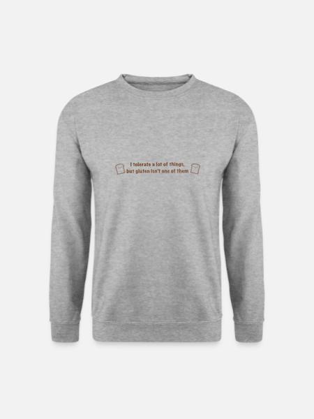 gluten-free - Unisex Sweatshirt - salt & pepper