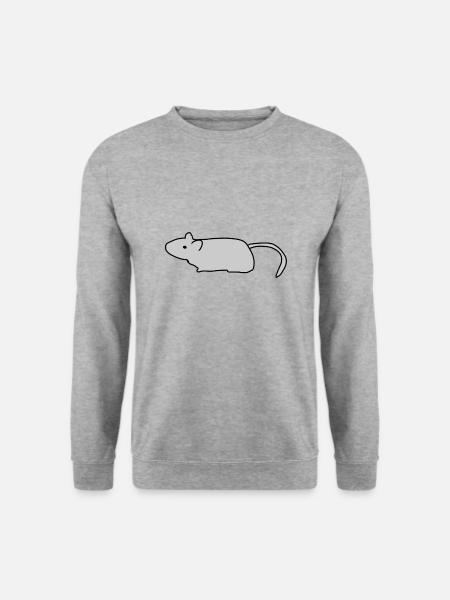 Mouse, Rat, Symbol, Animal, Gray - Unisex Sweatshirt - salt & pepper