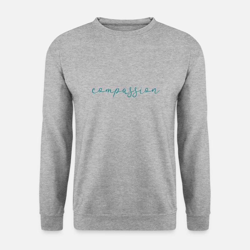 compassion - Sweat-shirt Unisexe - gris chiné