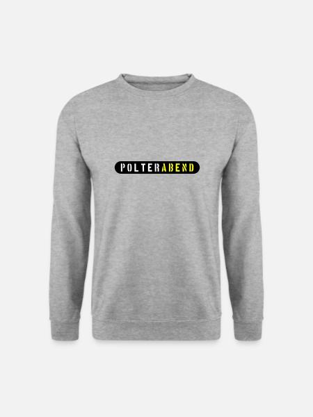 Polterabend Polterhochzeit - Unisex Pullover - Weißgrau meliert